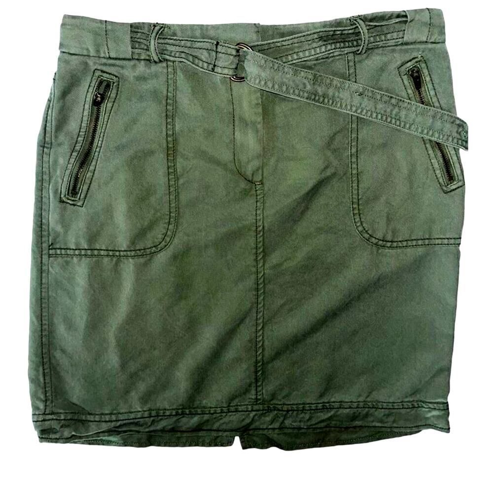 LOFT‎ olive green  skirt 8